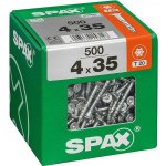 Spax Wirox Univerzální vrut T-Star plus, ø 4 × 35 mm, drážka: TX 20, 500 ks 4191010400356 – Zboží Mobilmania