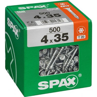 Spax Wirox Univerzální vrut T-Star plus, ø 4 × 35 mm, drážka: TX 20, 500 ks 4191010400356 – Zboží Mobilmania