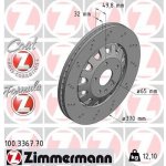 Brzdový kotouč ZIMMERMANN 100.3367.70 – Hledejceny.cz