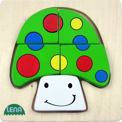 Lena puzzle houba 5 dílů