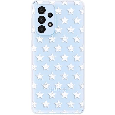 Pouzdro iSaprio - Stars Pattern - white Samsung Galaxy A33 5G – Zboží Mobilmania