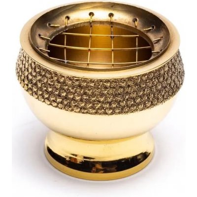 Mani Bhadra Kadidelnice zlatá 6x5cm – Zboží Dáma