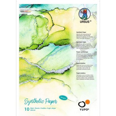URSUS Syntetický papír YUPO A4 (192 g/m2, 10 listů) – Zboží Dáma