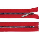 Zip kostěný dělitelný No 5 - duhový barva 148 červená délka 40 cm – Hledejceny.cz
