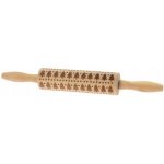 EH Excellent Houseware Váleček na těsto se vzorem, dřevěný, O 5 cm – Hledejceny.cz