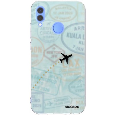 Picasee silikonový průhledný obal pro Huawei P Smart 2019 - FLIGHT PATH – Zboží Živě