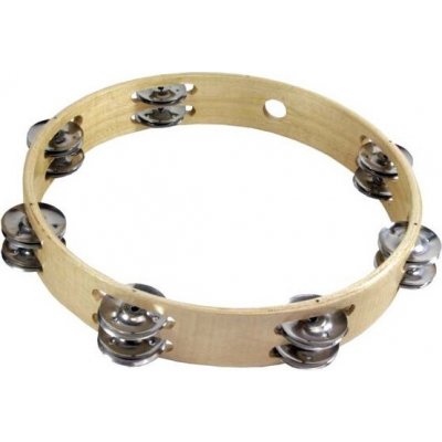 Authentic Dřevěná tamburína, průměr 30 cm – Zboží Dáma