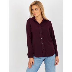 Basic košile s dlouhým rukávem lk-ks-508148.12p dark violet