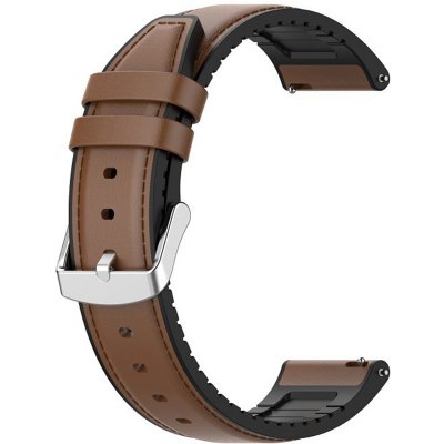 Techsuit Watchband 20mm W007 - Samsung Galaxy Watch 4/5/Active 2, Huawei Watch GT 3 42mm/GT 3 Pro 43mm - Brown KF239519 – Zboží Mobilmania