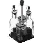 5five Simply Smart Kořenka na stůl láhve na olivový olej a ocet + pepřenka se solničkou – Zboží Mobilmania