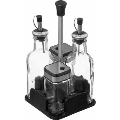 5five Simply Smart Kořenka na stůl láhve na olivový olej a ocet + pepřenka se solničkou – Zboží Mobilmania