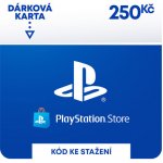 PlayStation dárková karta 250 Kč – Zboží Dáma