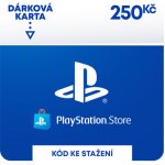 PlayStation dárková karta 250 Kč – Zboží Mobilmania