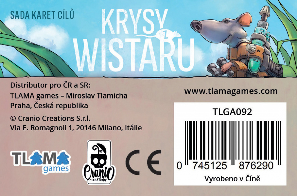 Tlama games Krysy z Wistaru sada karet cílů