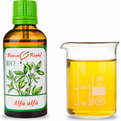 Bylinné kapky Vojtěška alfaalfa BIO kapky tinktura 50 ml – Hledejceny.cz