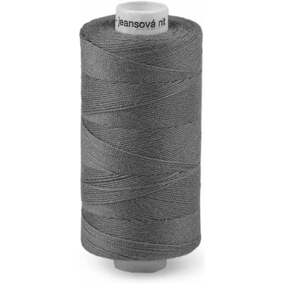 Univerzální šicí nit jeansová (riflová) 240186/887 polyesterová, tmavě šedá, návin 200m – Zboží Dáma