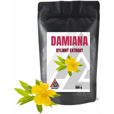 VALKNUT Damiana bylinný extrakt v prášku 500 g – Hledejceny.cz
