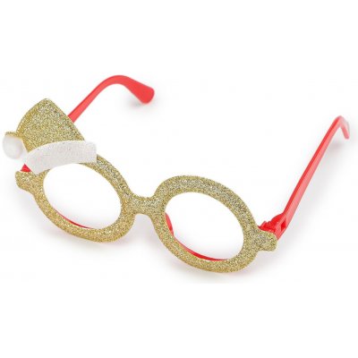 Stoklasa Vánoční brýle - Santa zlaté – Zbozi.Blesk.cz