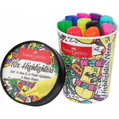 Faber-Castell 1546 Ice Cream Cup 10 barev Neonové – Hledejceny.cz