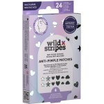 Wild Stripes Hydrokoloidní náplasti na akné s kyselinou salicylovou Holo Clear 24 ks – Zboží Mobilmania