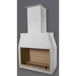 SKORSTEN Magnum XXL zahradní krb 12,1 m bílý – Sleviste.cz