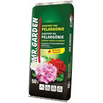 Mr.Garden Substrát pro pelargonie 50 l – Zboží Mobilmania