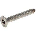 Šroub bezpečnostní do plechu, zápustná hlava, drážka TORX se středovým čepem, DIN 7982, nerez A2 4,2 x 32, balení 1 ks – Hledejceny.cz