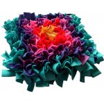 Čmuchacíkoberečky.cz Čmuchací kobereček extra hustý BAREVNÝ TERČ 2 30 x 30 cm – Sleviste.cz