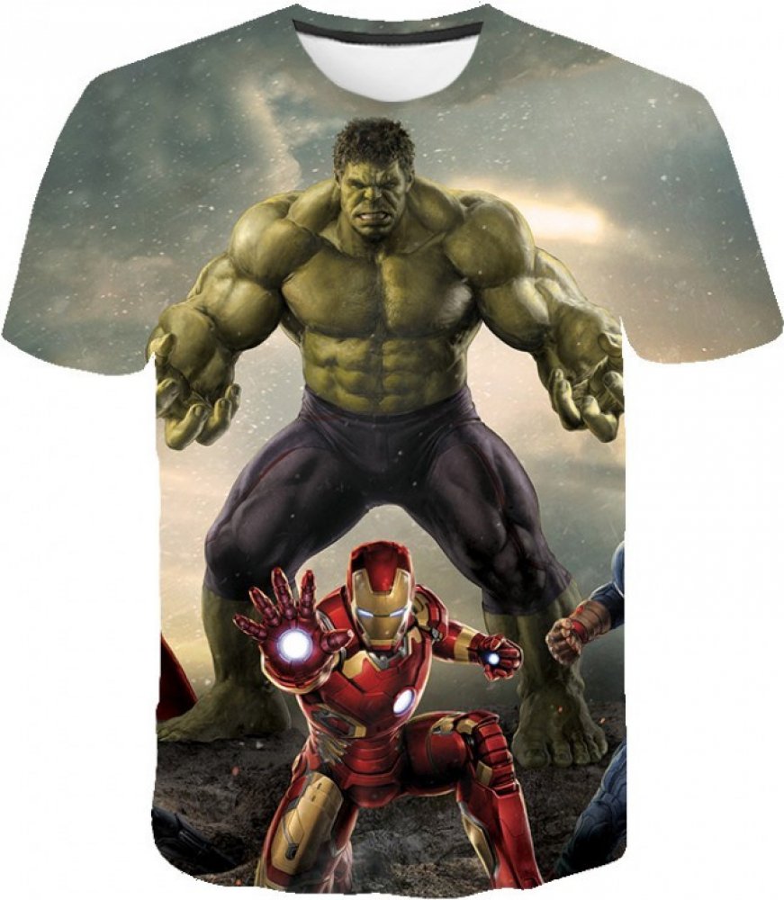 Dětské tričko Hulk & Iron Man | Srovnanicen.cz