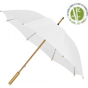 Bamboo Eco deštník holový ekologický bílý