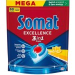 Somat Excellence 3v1 Lemon kapsle do myčky 60 ks – Zbozi.Blesk.cz