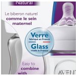 Philips Avent lahev Natural čiré sklo 120 ml – Sleviste.cz