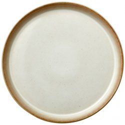 BITZ Kameninový mělký talíř 27 cm Cream/Cream