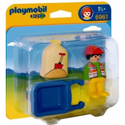 Playmobil 6961 Stavař s kolečkem – Zboží Živě