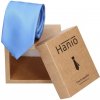 Kravata Pánská hedvábná kravata Hanio James modrá