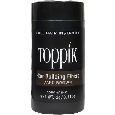 Toppik Hair Building Fibers Tmavá brown 3 g – Zboží Dáma