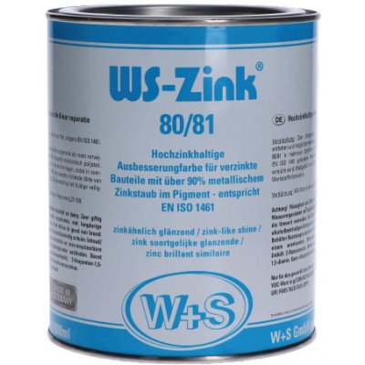 Zinková barva WS-Zink® 80/81 s obsahem zinku 90%, 0,25L. – Zbozi.Blesk.cz