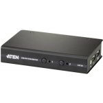 Aten CS-72D KVM přepínač 2:1, DVI, USB, audio, včetně kabelů – Zboží Živě