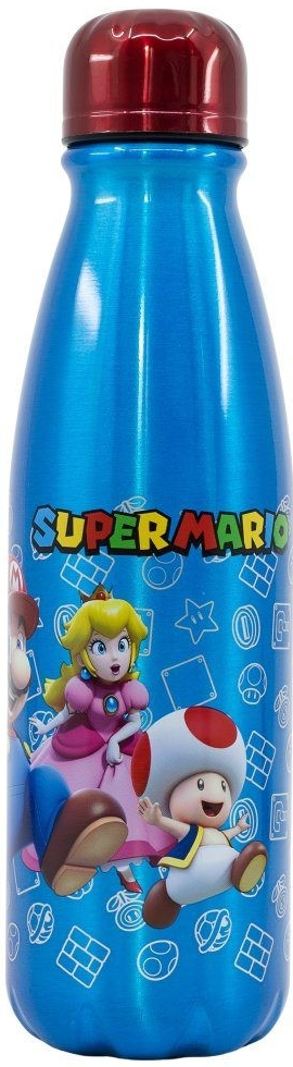 Alum Denní hliníková láhev Super Mario 600 ml