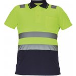 Cerva Reflexní pánská polokošile CADIZ Žlutá tmavě modrá S – Zboží Dáma