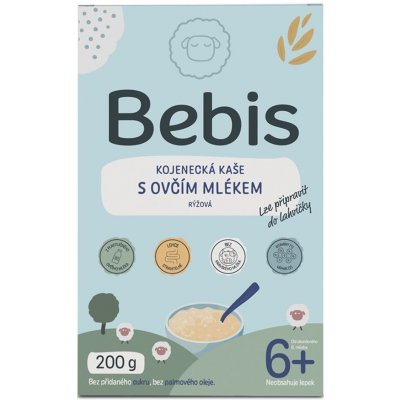 BEBIS Kojenecká kaše s ovčím mlékem rýžová 200 g – Zboží Mobilmania