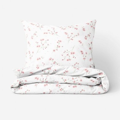 Goldea bavlna povlečení kvetoucí sakury 140x200 70x90 – Hledejceny.cz
