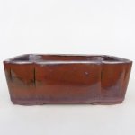 E-bonsai keramická bonsai miska 20,5 x 17 x 7 cm hnědá – Zboží Dáma