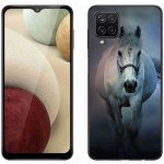 Pouzdro mmCase gelové Samsung Galaxy M12 - běžící bílé kůň – Zboží Mobilmania
