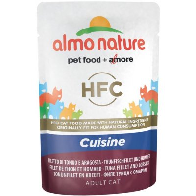 Almo Nature HFC Cuisine Filet z tuňáka a humr 24 x 55 g