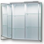 HOPA Vrchní zrcadlová skříňka NICE s LED osvětlením, rozměry skříněk 50 × 64 ×15 cm OLNNIC50 – Hledejceny.cz