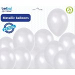 Belbal Balónek bílý metalický 070
