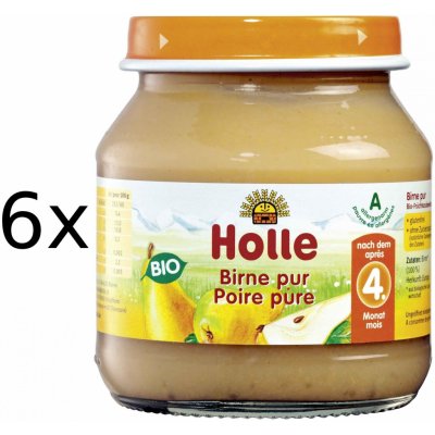 HOLLE Bio 100% hruška 6 x 125 g – Zboží Mobilmania