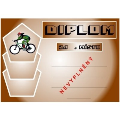 VIZINGR Cyklistika diplom A4 č.11 Cykl.č.11-A4 BEZ TEXTU – Zbozi.Blesk.cz