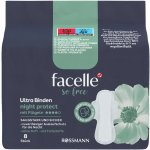 Facelle Hygienické vložky s křidélky So Free Ultra Night Protect 8 ks – Zboží Mobilmania